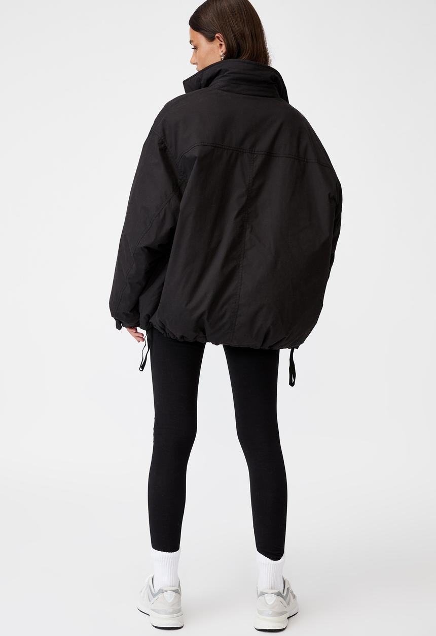 Factorie - Oversized padded jacket - black
