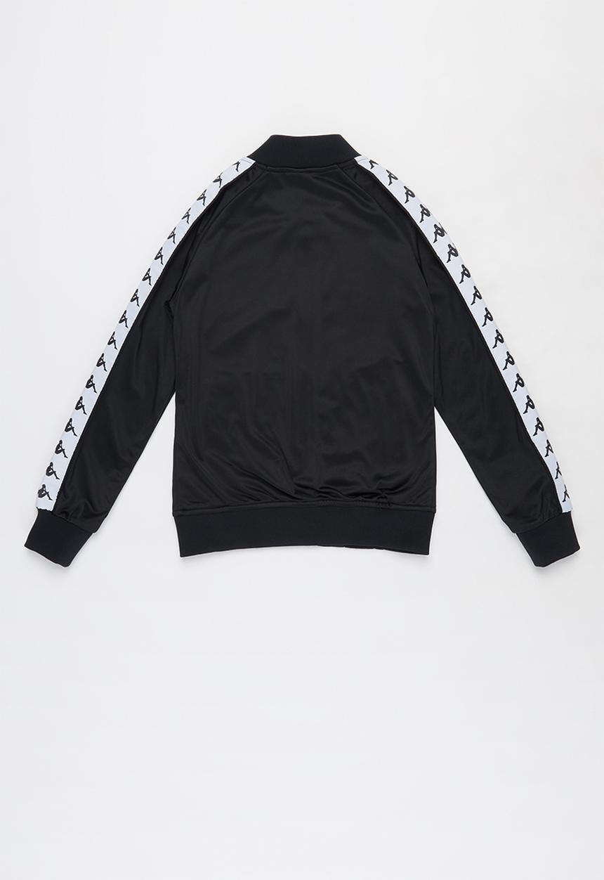 KAPPA - Banda slim fit bomber jacket - black & white