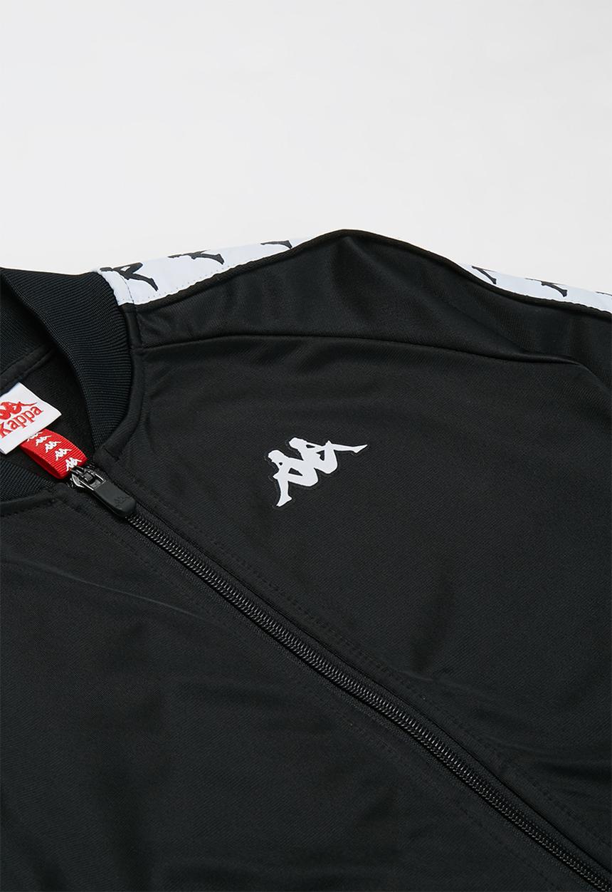 KAPPA - Banda slim fit bomber jacket - black & white