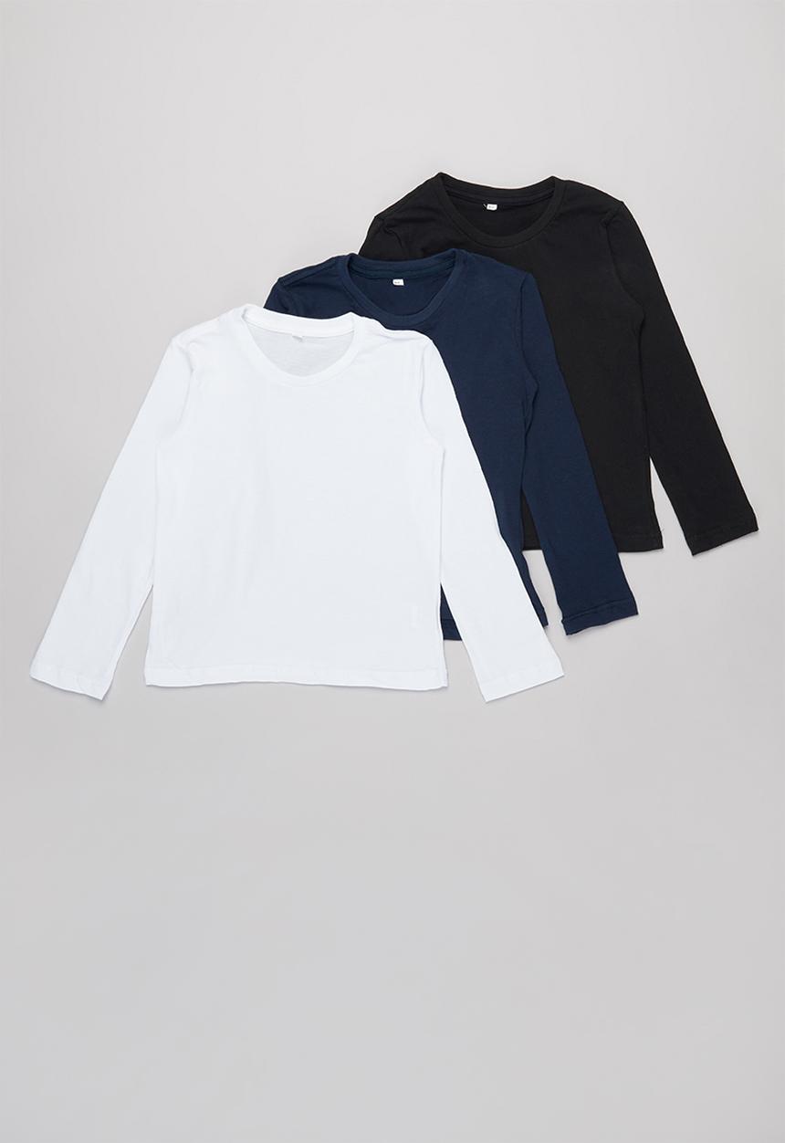 Pop Candy - Boys 3 pack long sleeve tee - multi
