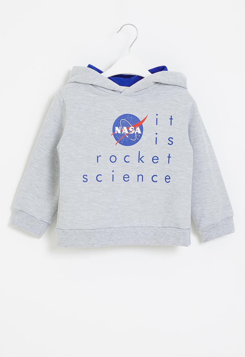 Superbalist Kids - Nasa younger boys hooded sweatshirt - grey