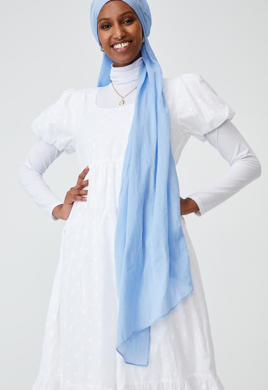 Cotton On - Woven lange babydoll medaxi - white
