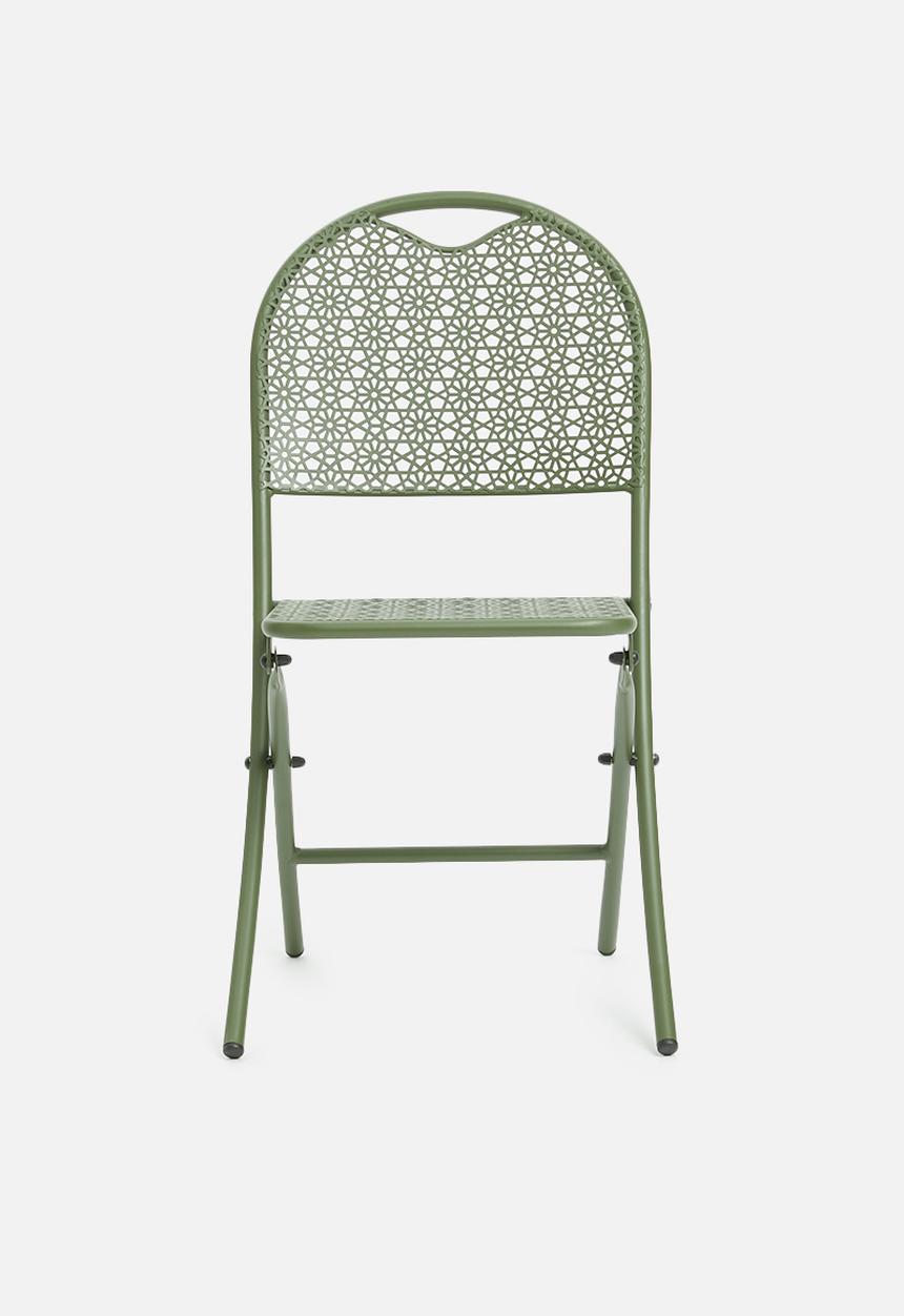 H&S - Punch folding outdoor chair - green