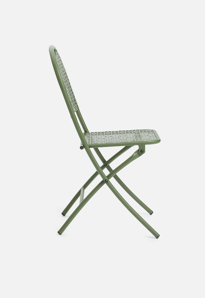 H&S - Punch folding outdoor chair - green