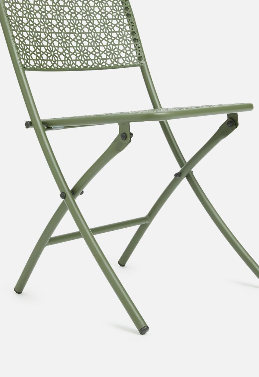 H&S - Punch folding outdoor chair - green