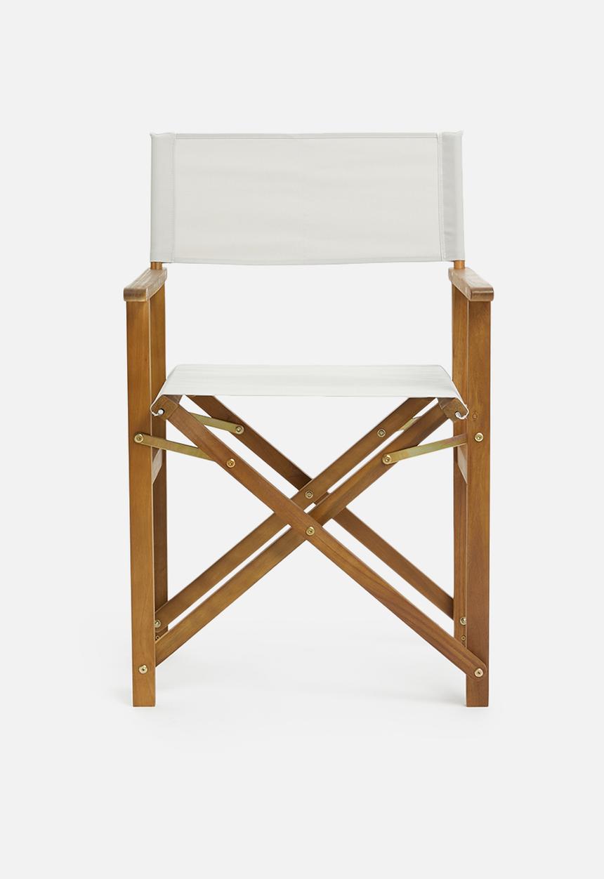 H&S - Outdoor directors chair - natural