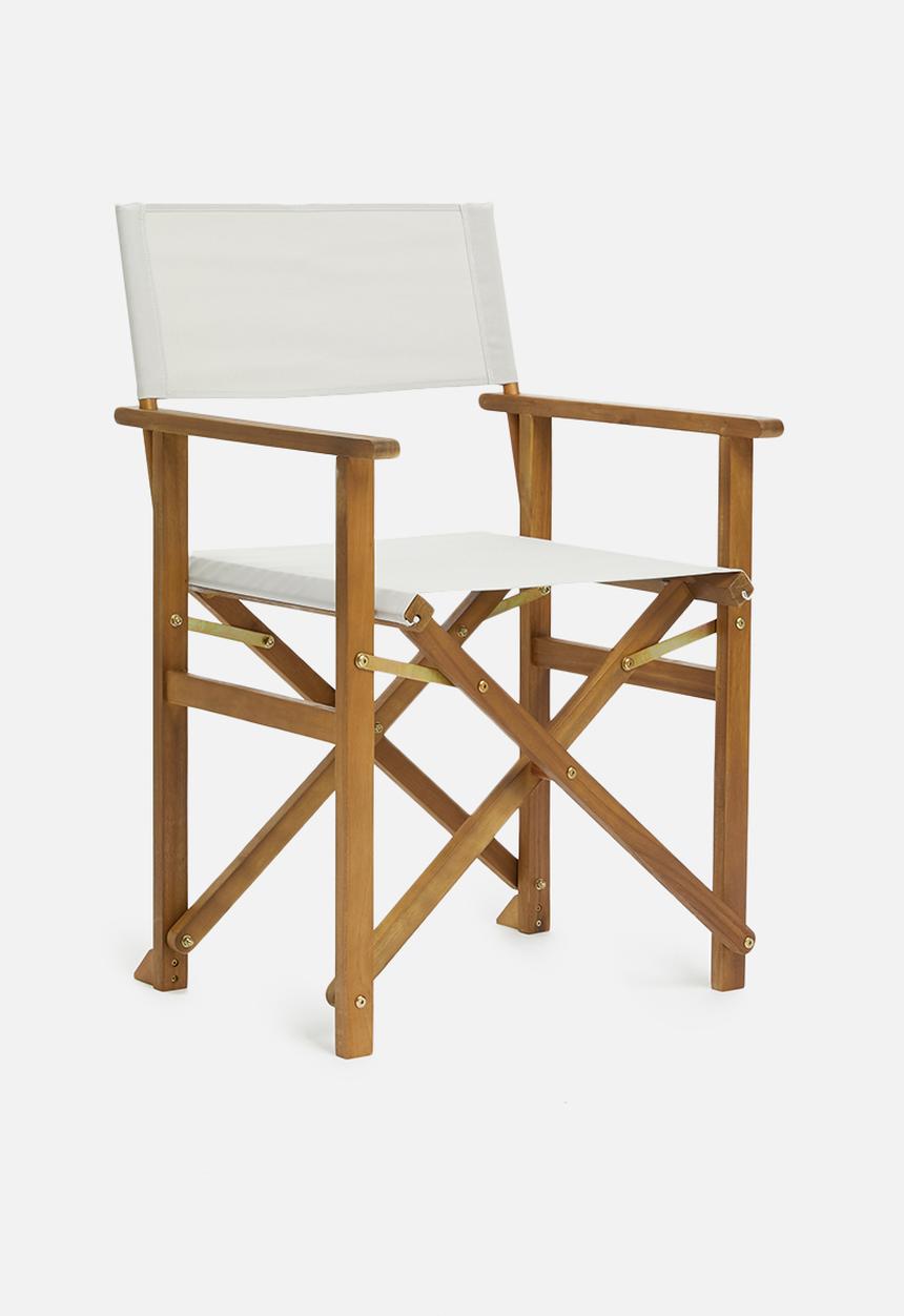 H&S - Outdoor directors chair - natural
