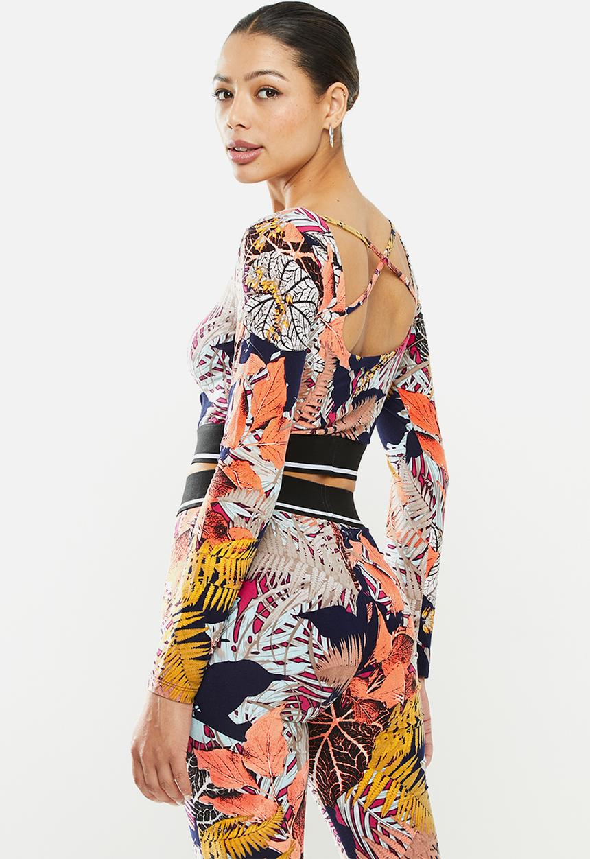 SISSY BOY - Blue me away long sleeve crop - multi