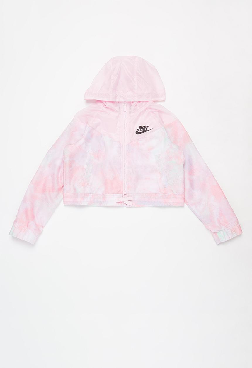 Nike - G nsw wr aop jkt  - pink foam /white