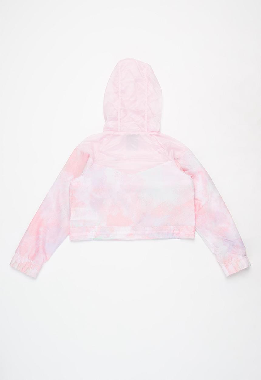 Nike - G nsw wr aop jkt  - pink foam /white