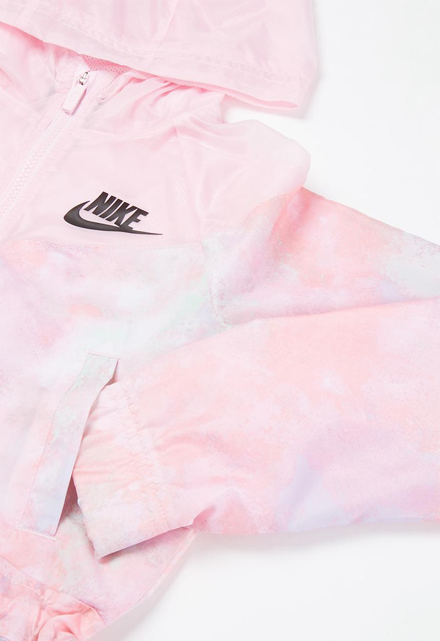 Nike - G nsw wr aop jkt  - pink foam /white