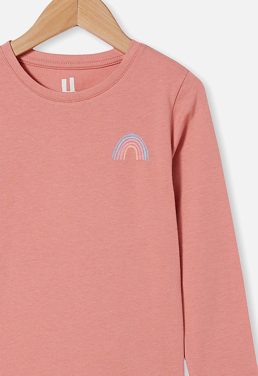 Cotton On - Penelope long sleeve tee - pink