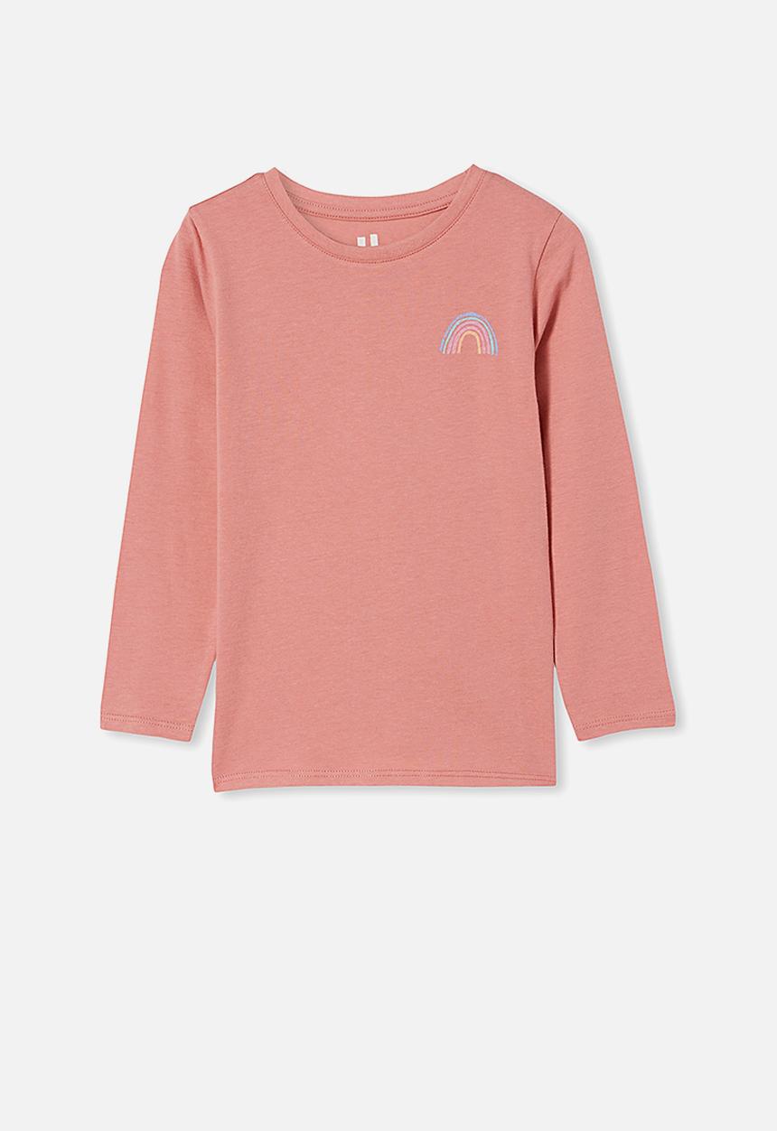 Cotton On - Penelope long sleeve tee - pink