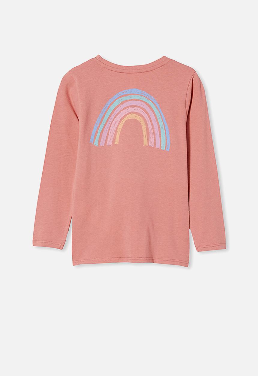 Cotton On - Penelope long sleeve tee - pink