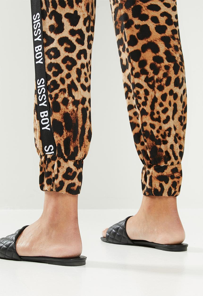 SISSY BOY - Growl power jogger - brown & black