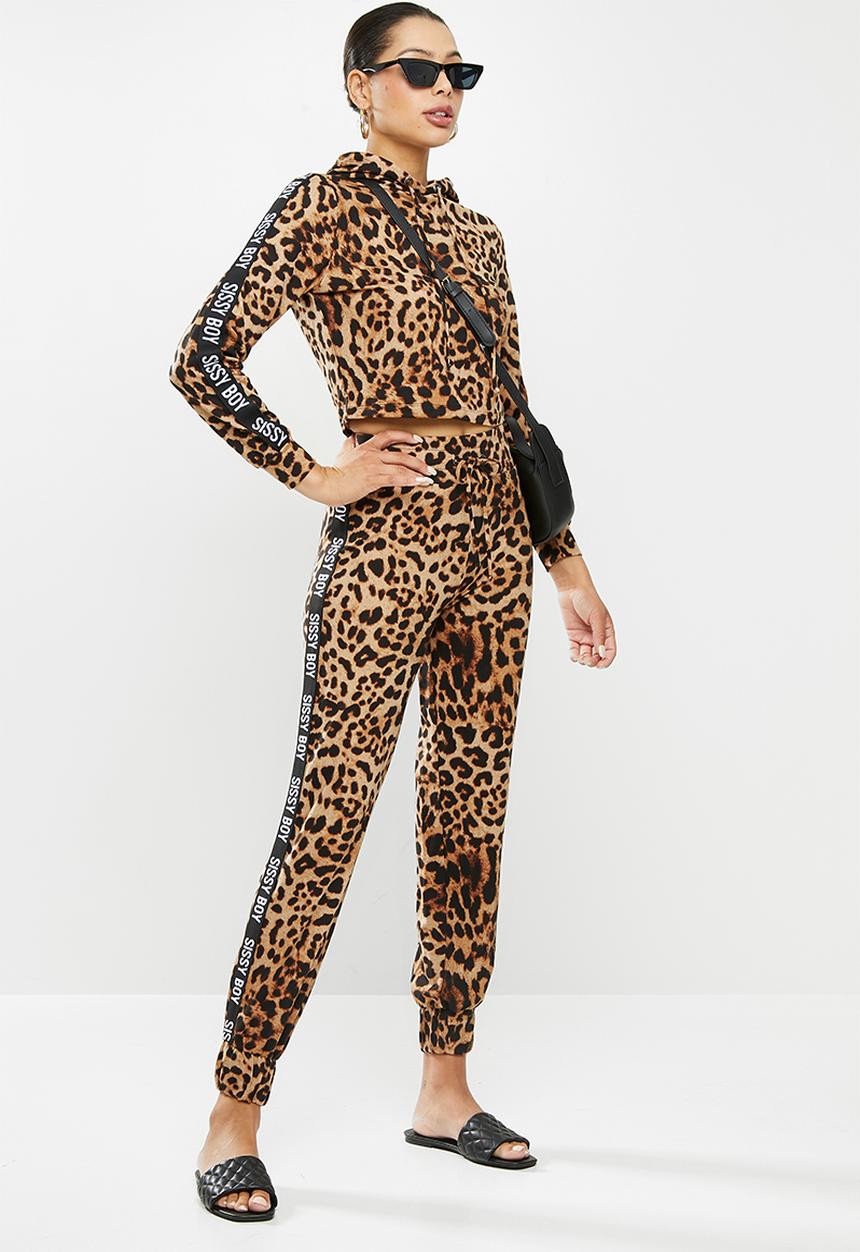 SISSY BOY - Growl power jogger - brown & black