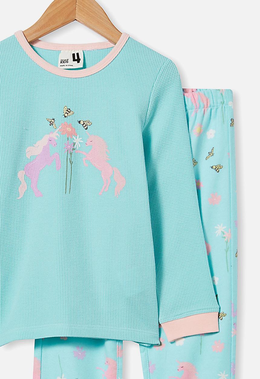 Cotton On - Edith long sleeve pyjama set - blue 