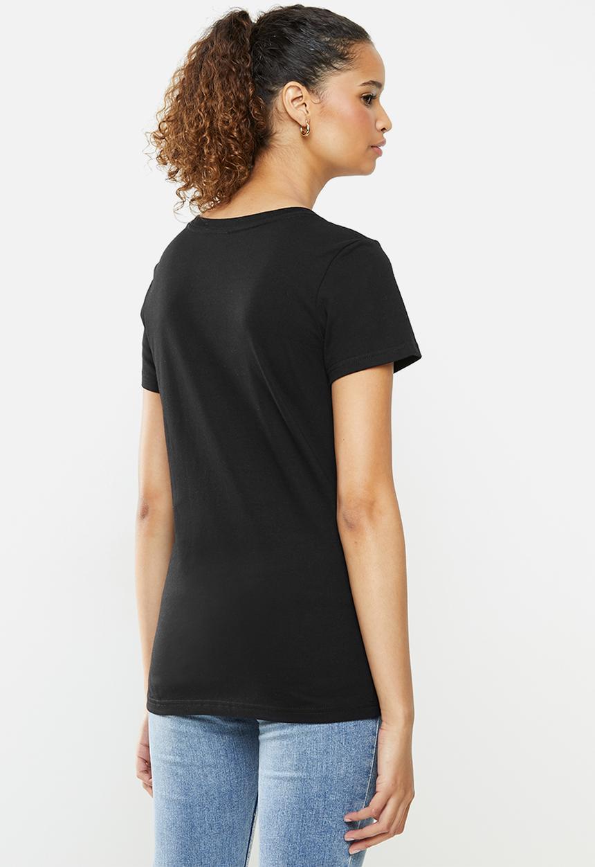 Fox - Apex head v-neck - black
