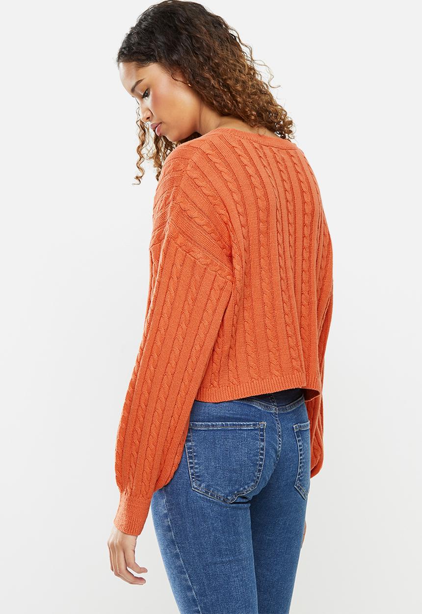 Cotton On - Cable co-ord pullover - clay desert