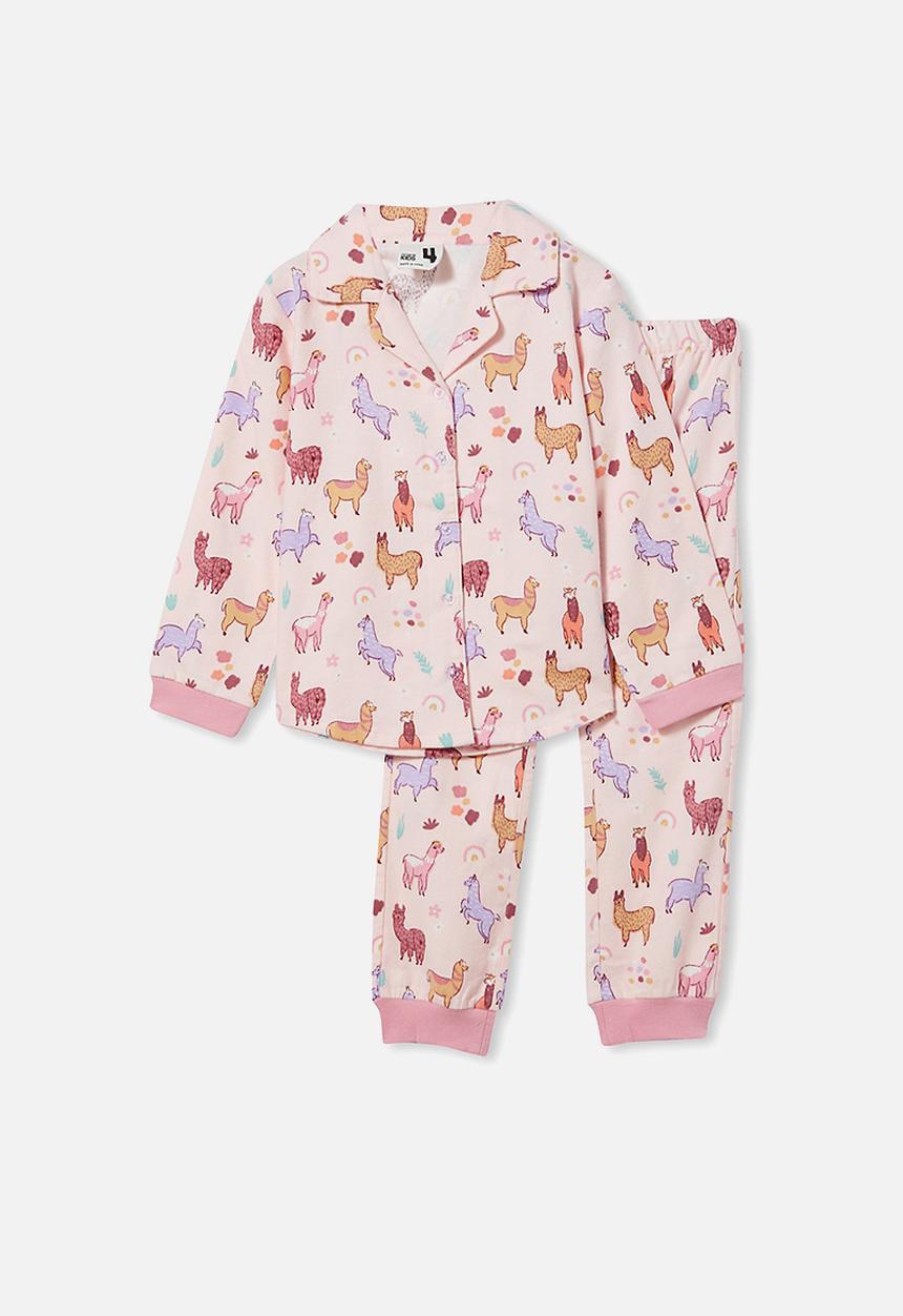 Cotton On - Angie long sleeve pyjama set - pink