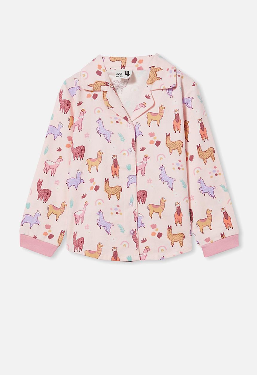 Cotton On - Angie long sleeve pyjama set - pink