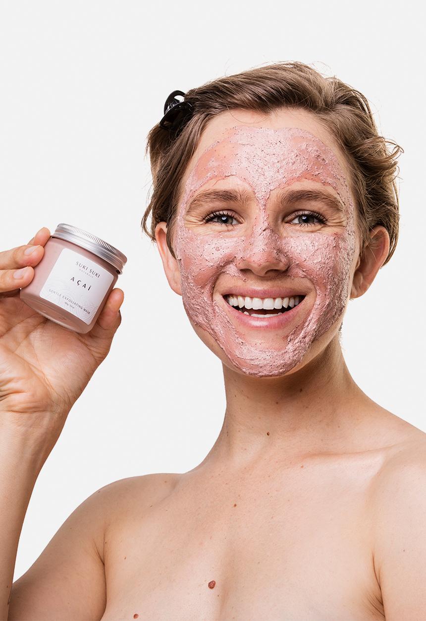 Suki Suki Naturals - Açaí Gentle Exfoliating Mask - 100g