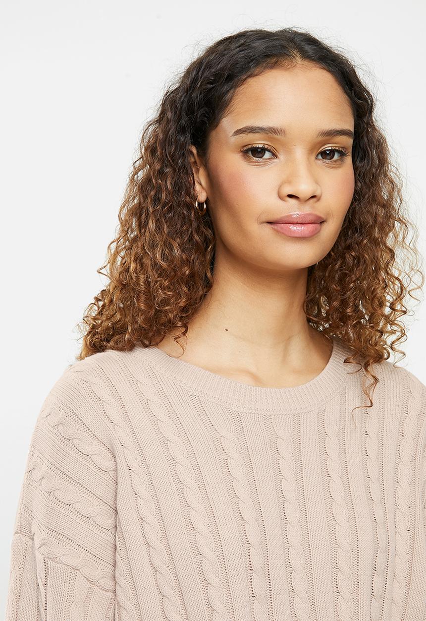 Cotton On - Cable co-ord pullover - silverstone