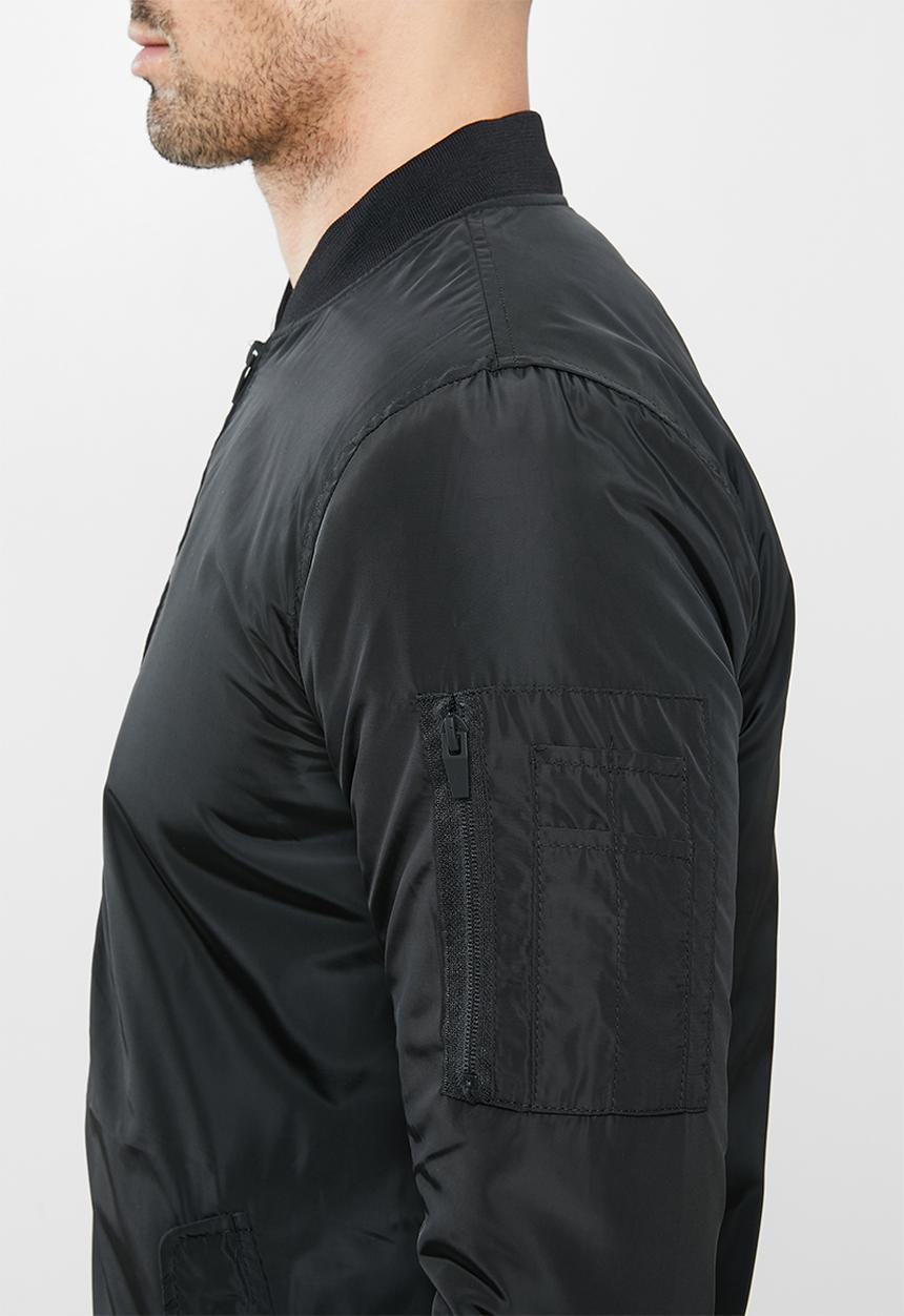 Brave Soul - Robinson bomber jacket - black