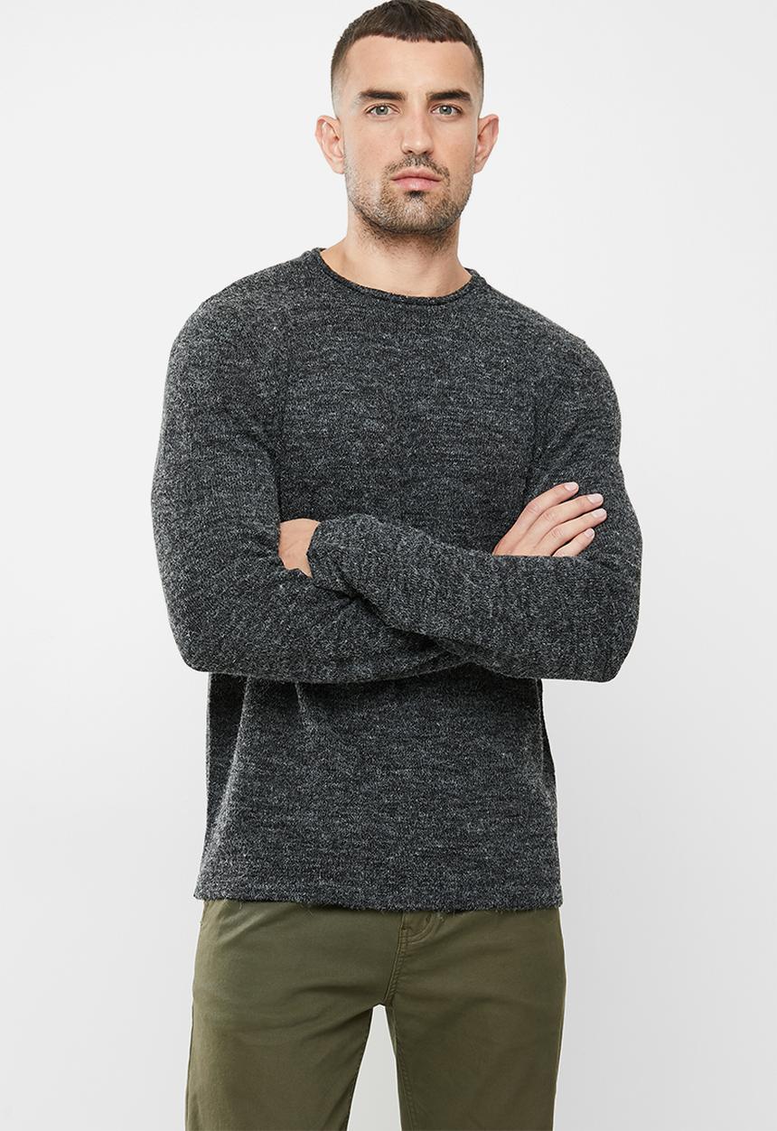 Brave Soul - Montrel knitwear - jet black