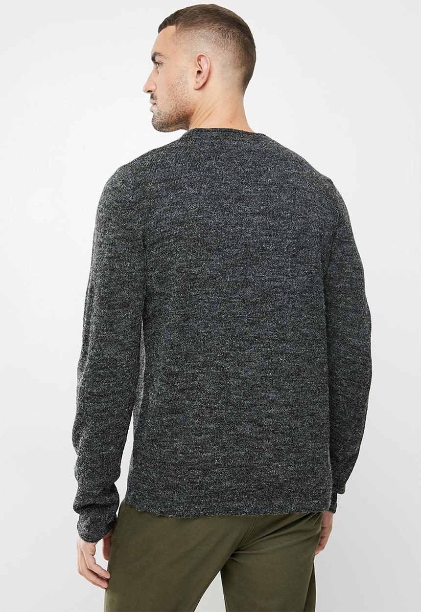 Brave Soul - Montrel knitwear - jet black