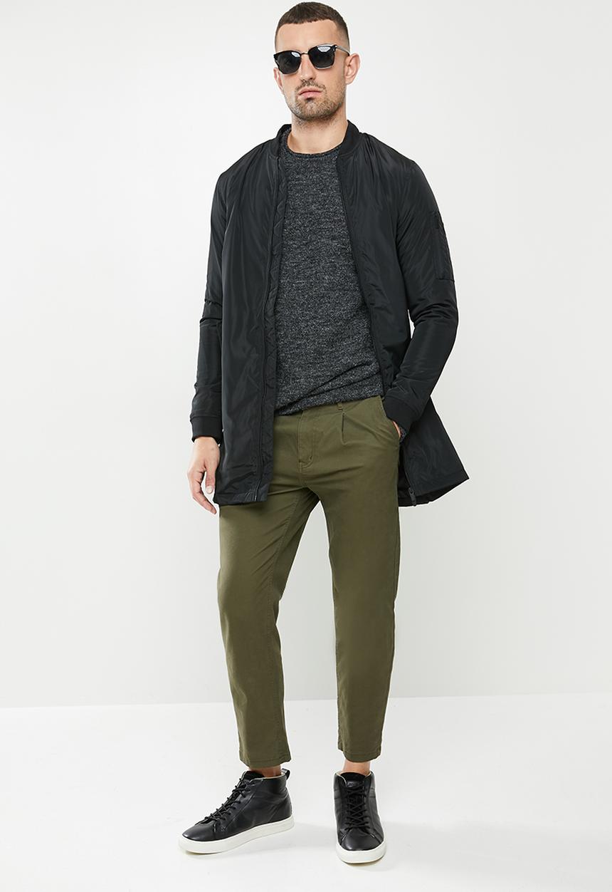 Brave Soul - Montrel knitwear - jet black