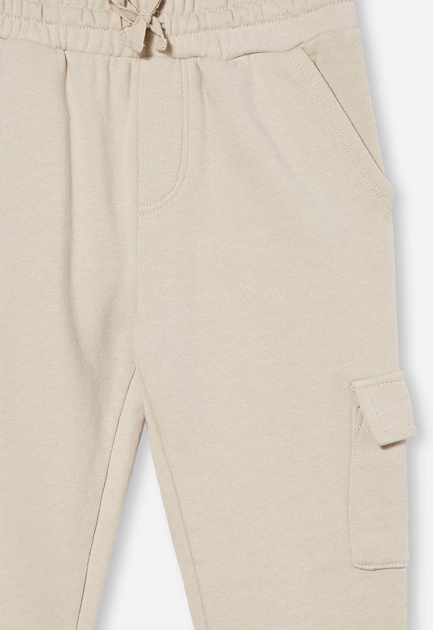 Cotton On - Cargo trackpant - beige