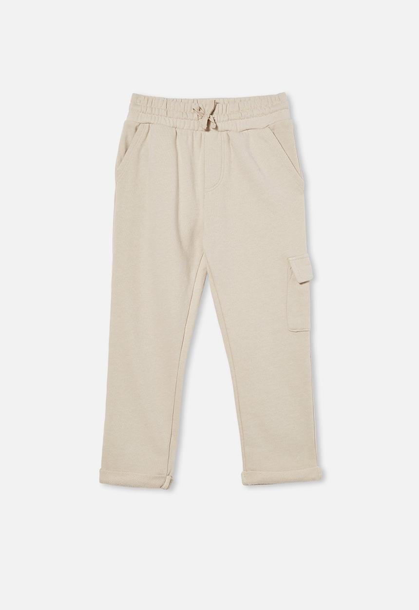 Cotton On - Cargo trackpant - beige
