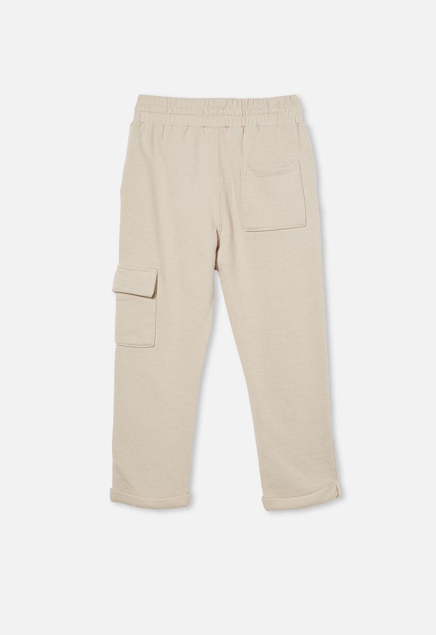 Cotton On - Cargo trackpant - beige