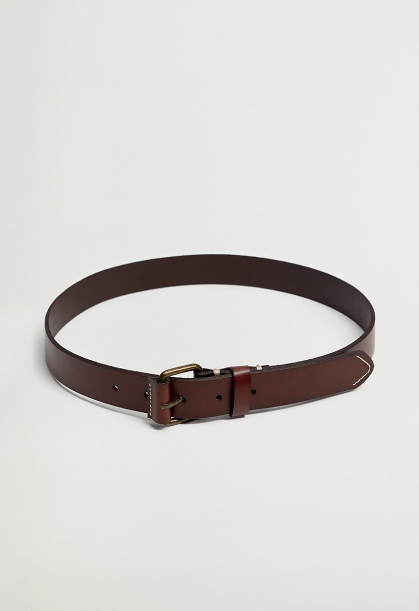 MANGO - Belt ivan - brown
