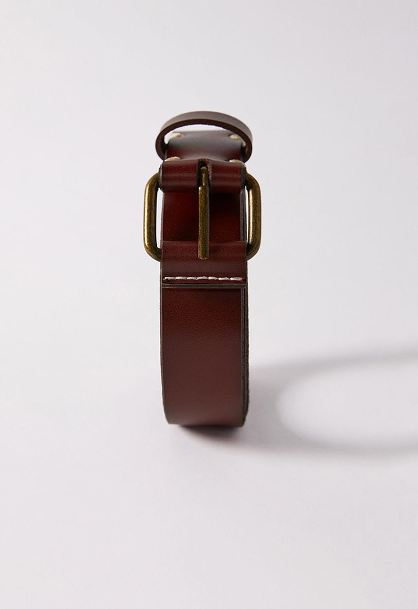 MANGO - Belt ivan - brown