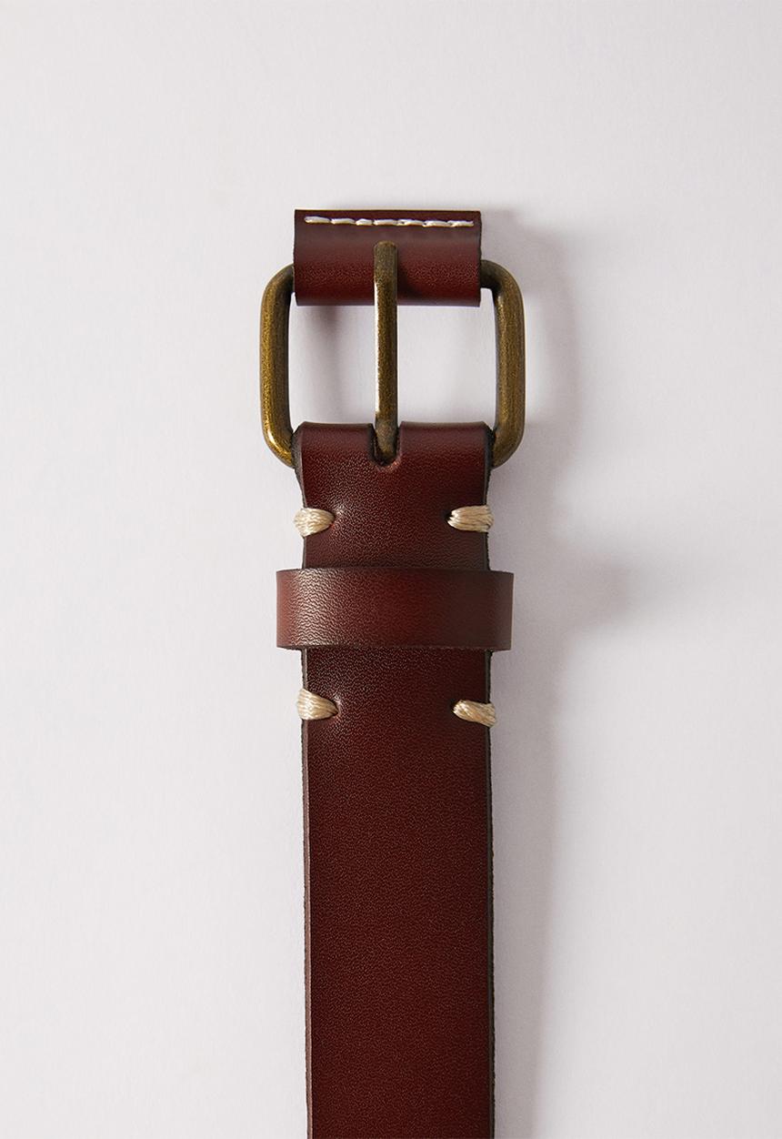 MANGO - Belt ivan - brown