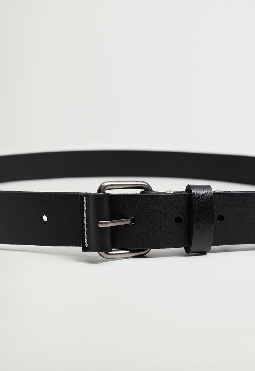MANGO - Belt ivan - black