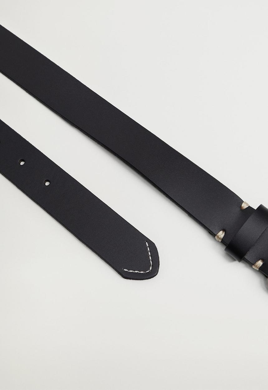 MANGO - Belt ivan - black