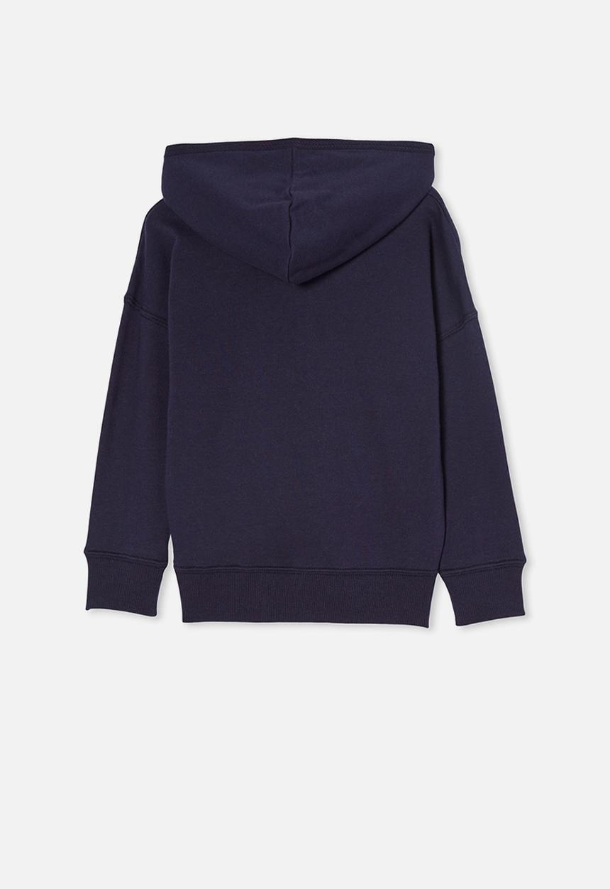 Cotton On - Henley hoodie - navy