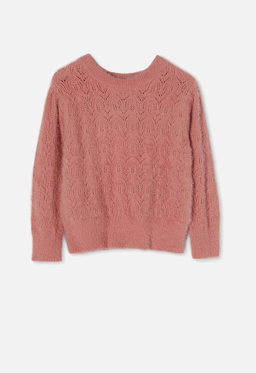 Cotton On - Addie pointelle jumper - pink