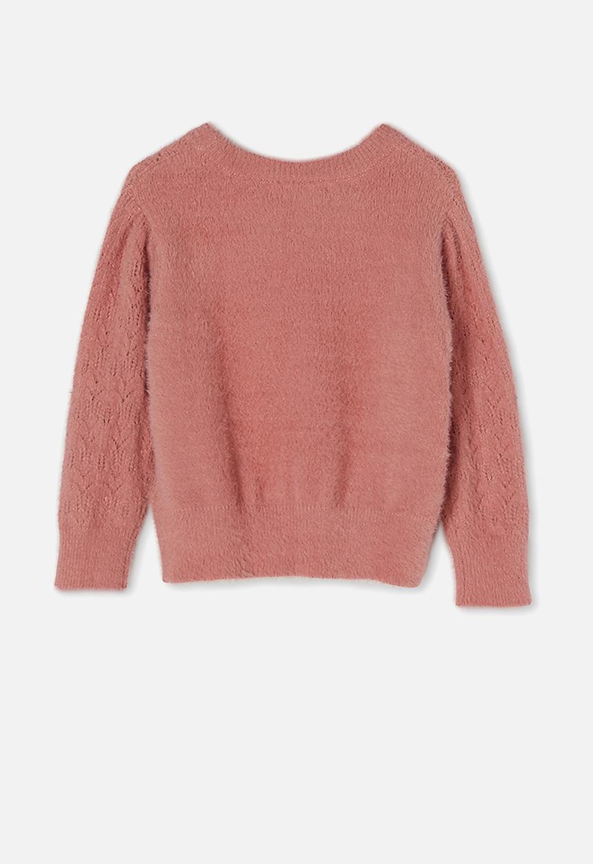Cotton On - Addie pointelle jumper - pink