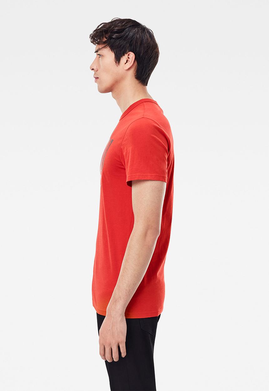 G-STAR - Raw r s\s tee - dark candy