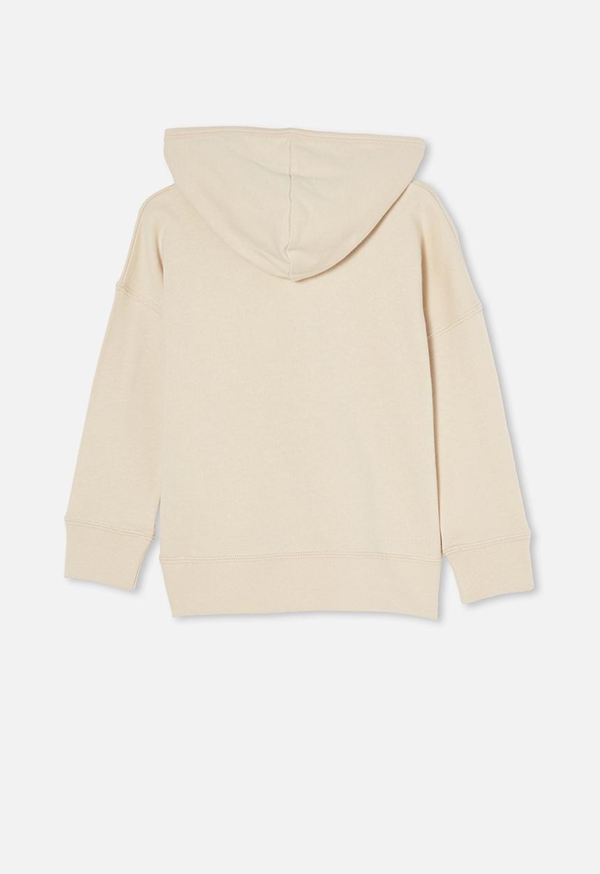 Cotton On - Henley hoodie - beige