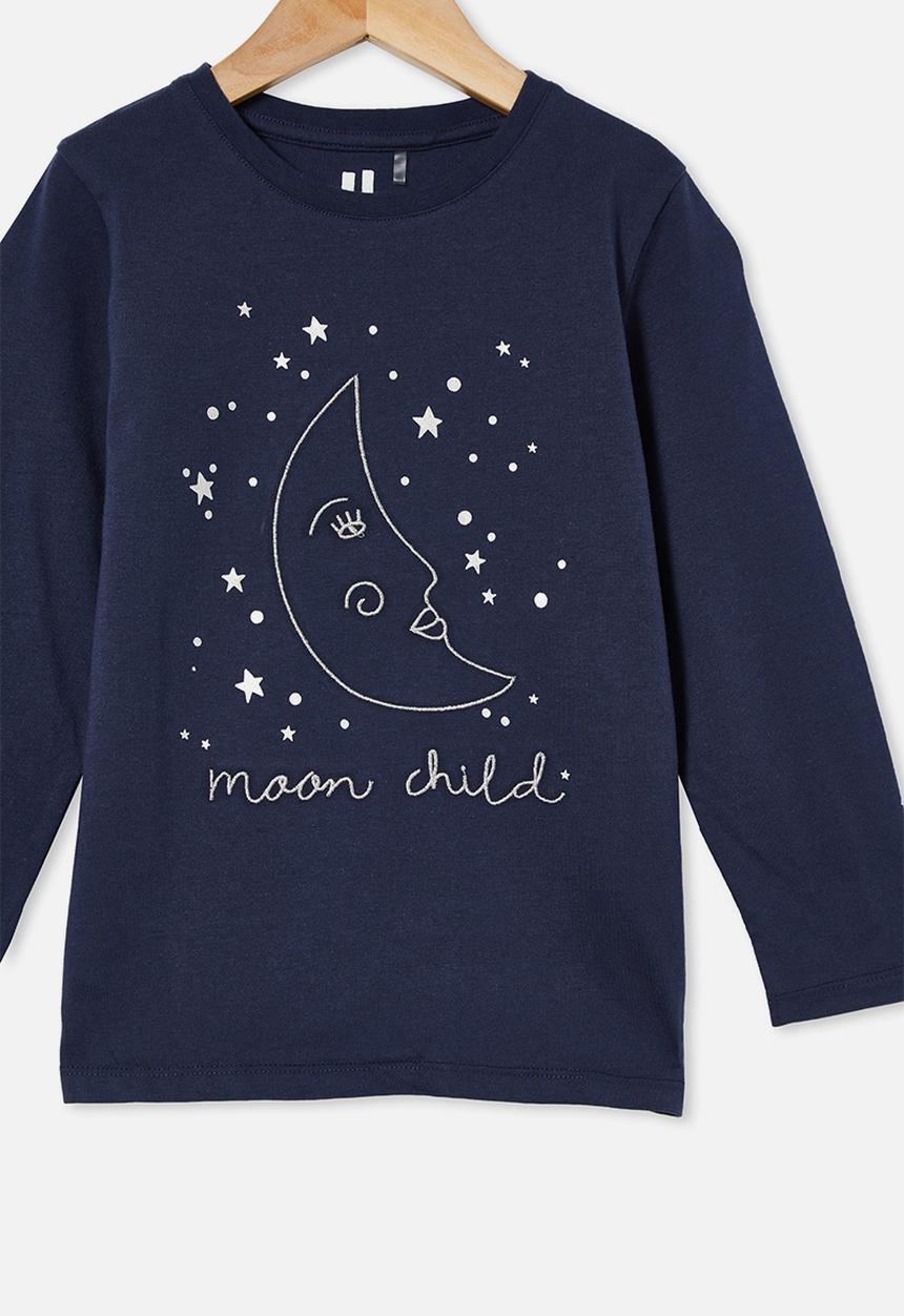 Cotton On - Penelope long sleeve tee - navy