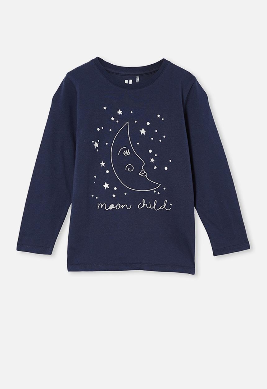 Cotton On - Penelope long sleeve tee - navy