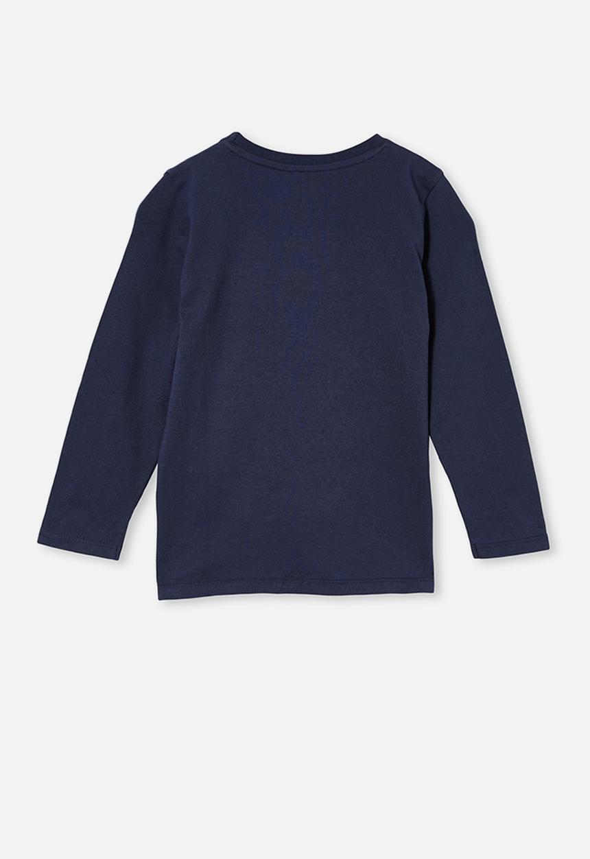 Cotton On - Penelope long sleeve tee - navy