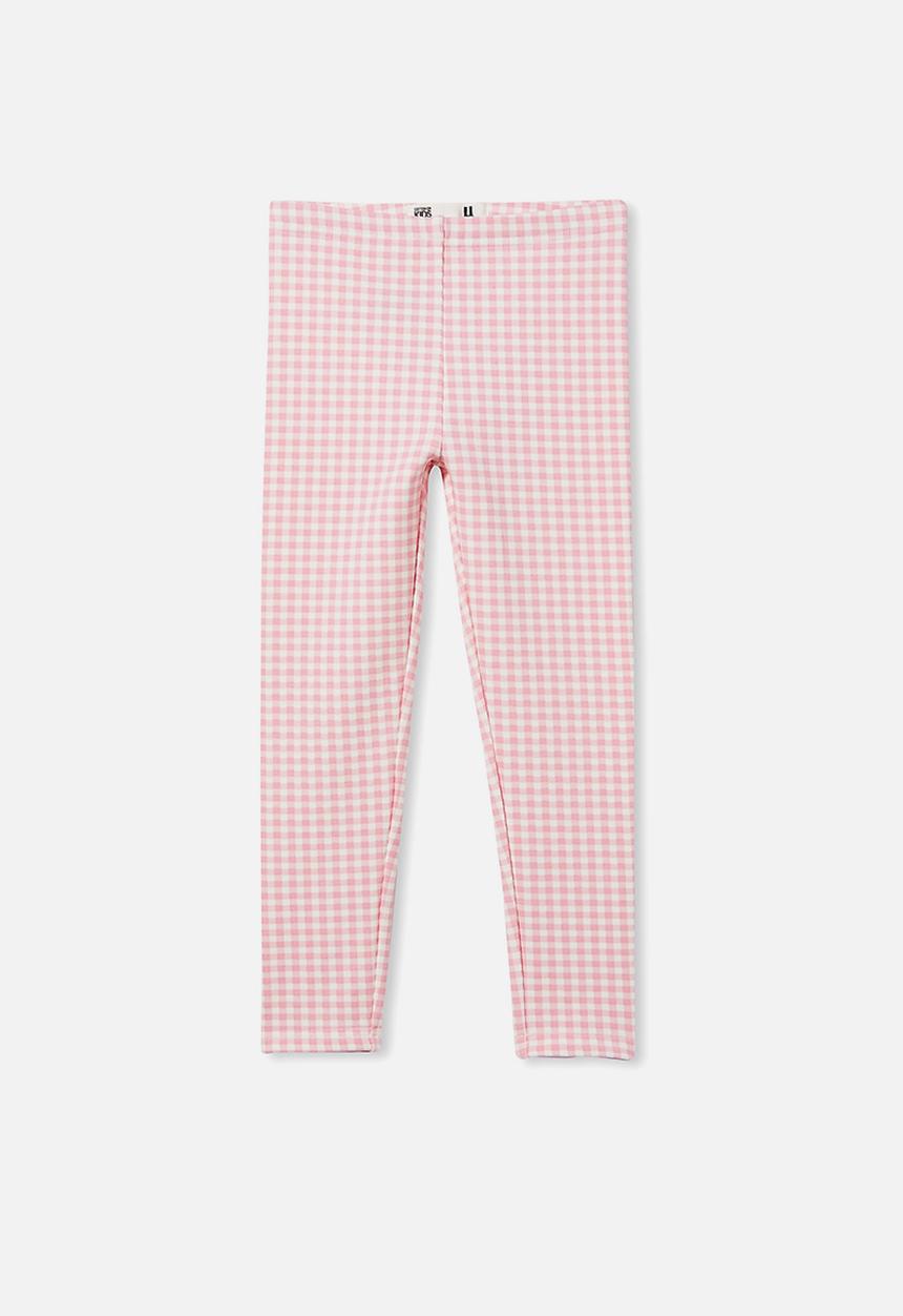 Cotton On - Fleece legging - marshmallow gingham