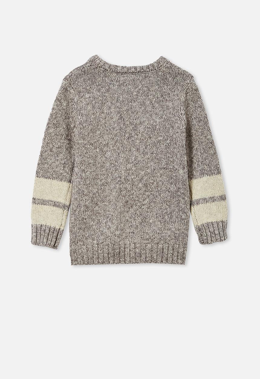 Cotton On - Blair knit crew - grey 