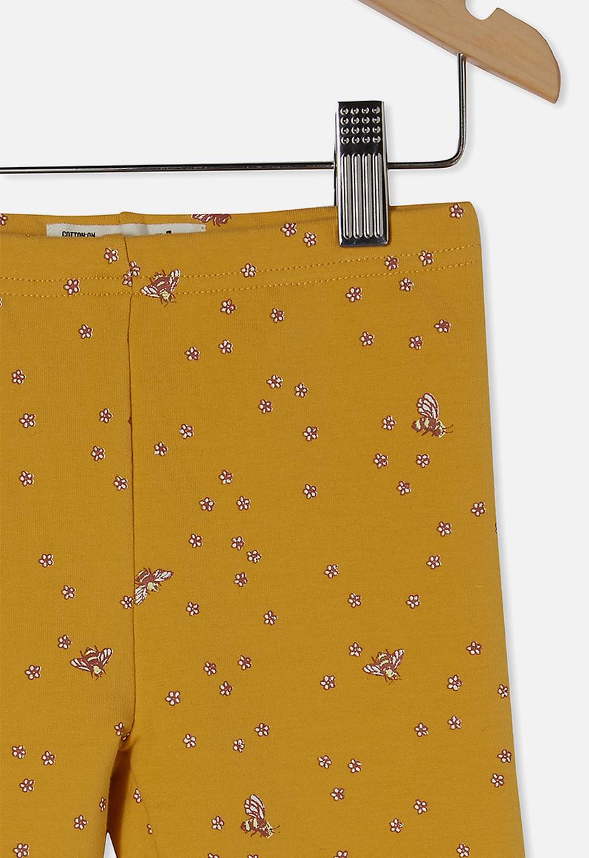 Cotton On - Fleece legging - honey gold